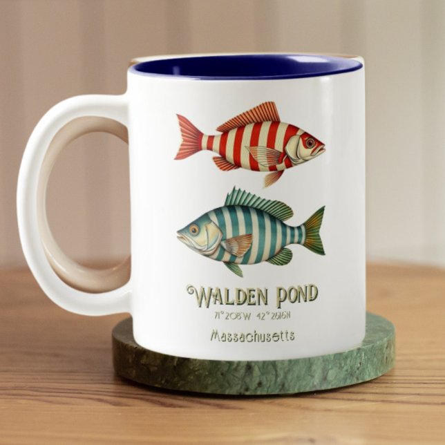 Taza Bicolor Panza Walden Pond Massachusetts Mug (Subido por el creador)