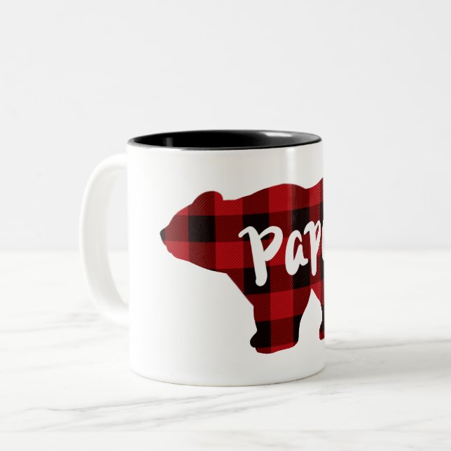Taza Bicolor Papa Bear (Anverso izquierdo)