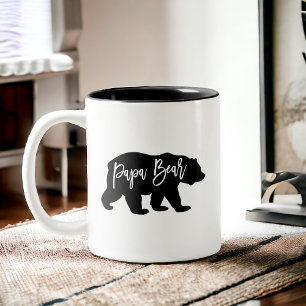 Taza Bicolor Papa Bear Guay Dad