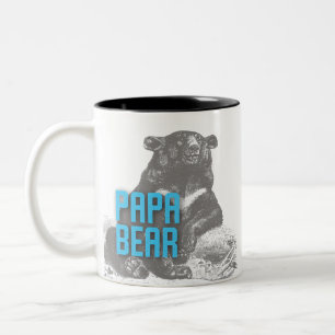 Taza Bicolor Papa Bear Mug