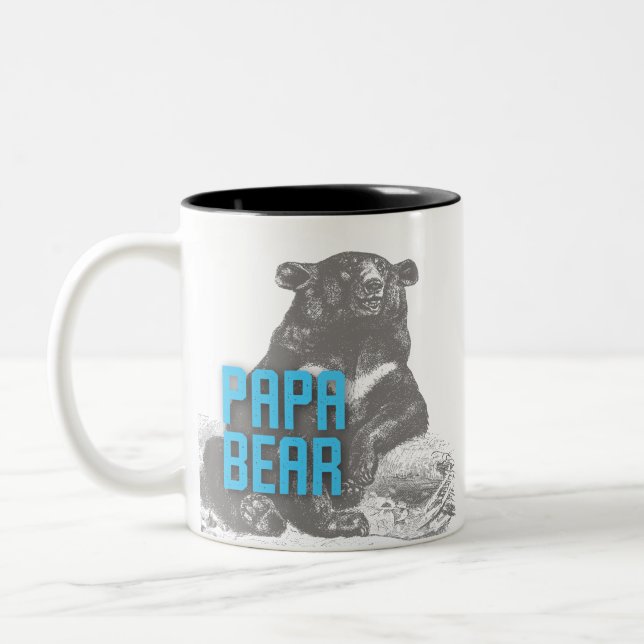 Taza Bicolor Papa Bear Mug (Izquierda)
