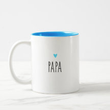 Papá | Color del corazón del Personalizado de papá