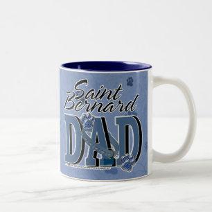 Taza Bicolor PAPÁ de St Bernard