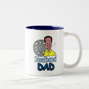 Taza Bicolor Papá de Steelband
