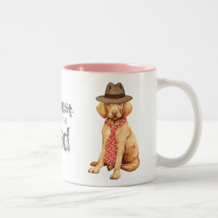 Taza Bicolor Papá de Vizsla
