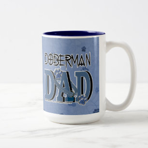 Taza Bicolor PAPÁ del Doberman