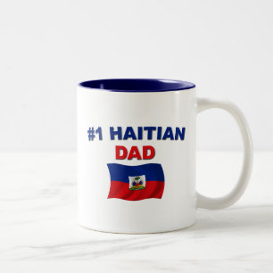 Taza Bicolor Papá del haitiano #1