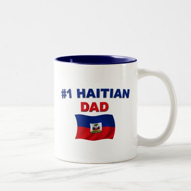 Taza Bicolor Papá del haitiano #1 (Derecha)