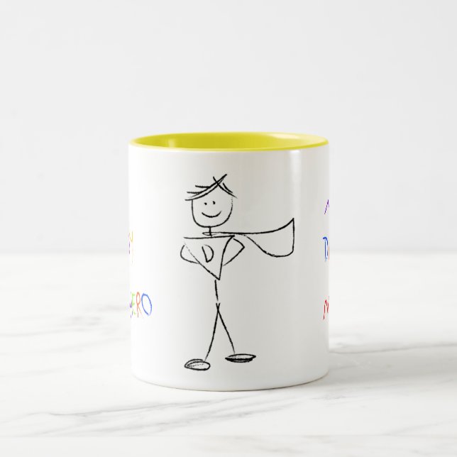 Taza Bicolor Papá del héroe (Centro)