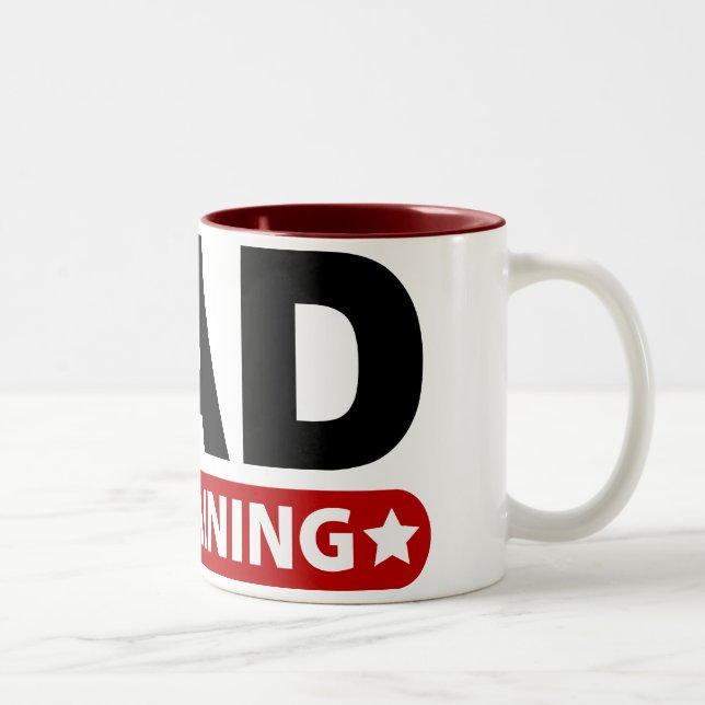 Taza Bicolor Papá en el entrenamiento (Derecha)
