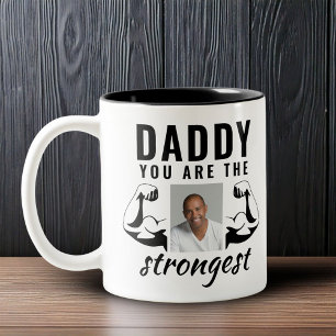 Taza Bicolor Papá, eres el padre más gracioso.