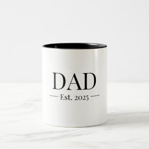 Taza Bicolor Papá Establecido 2025