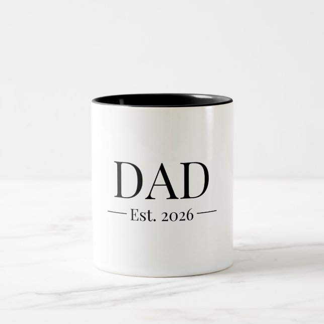 Taza Bicolor Papá Establecido 2026 (Centro)