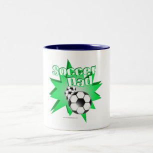 Taza Bicolor Papá Futbolista
