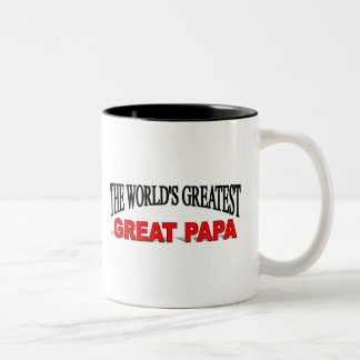 Taza Bicolor Papá más grande del mundo la gran