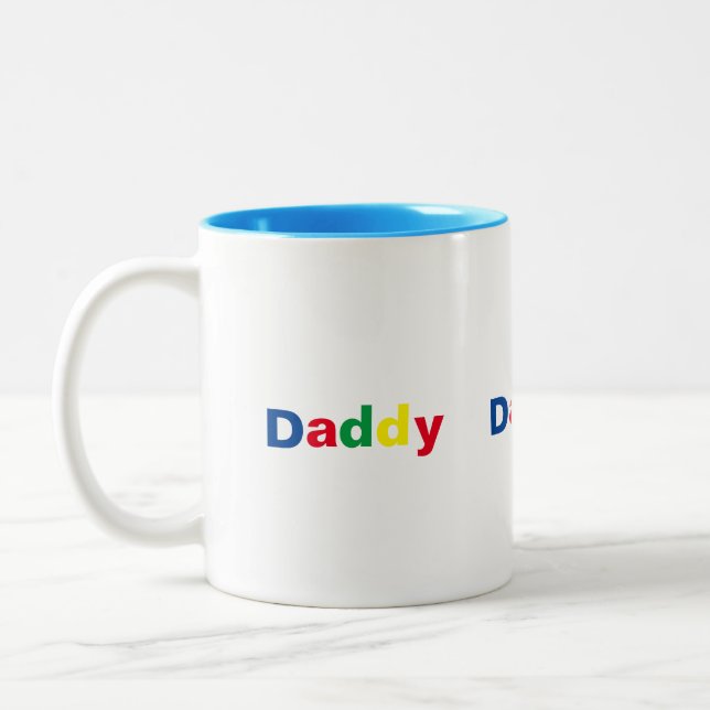 Taza Bicolor Papá moderno y elegante (Izquierda)