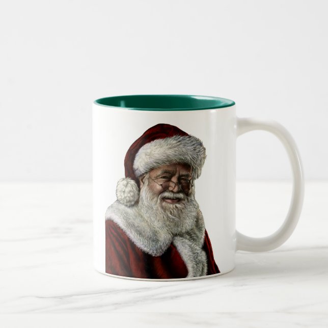 Taza Bicolor Papá Noel (Derecha)