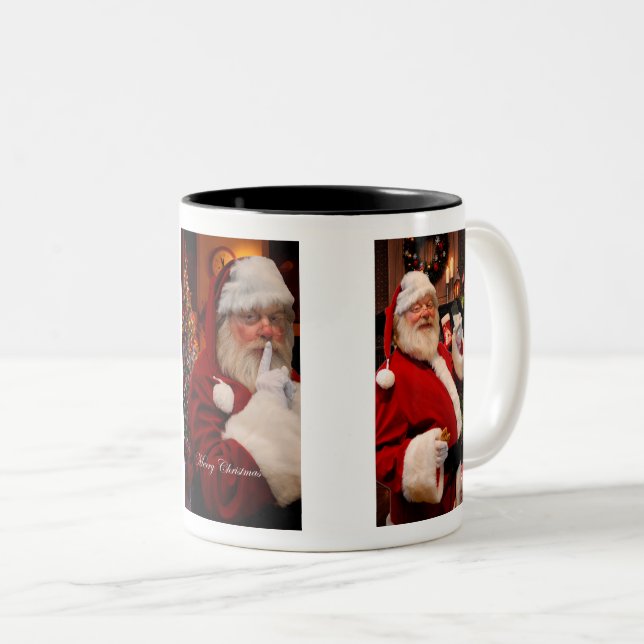 Taza Bicolor Papá Noel (Anverso derecho)