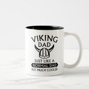 Taza Bicolor Papá Vikingo