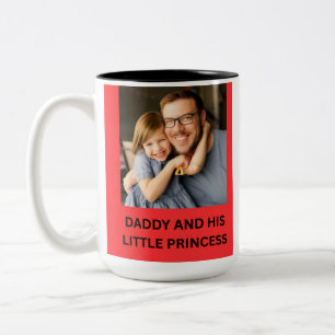 TAZA BICOLOR PAPÁ Y SU PEQUEÑA PRINCESA