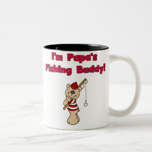 TAZA BICOLOR PAPÁS QUE PESCAN AL COMPINCHE
