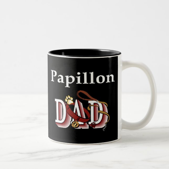 Taza Bicolor Papillon Dad Mug (Derecha)