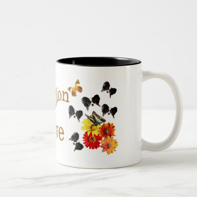 Taza Bicolor Papillon Lovers Gifts (Derecha)
