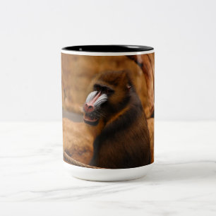Taza Bicolor Papión
