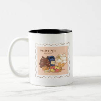 Taza Bicolor Paquetes de pastelería