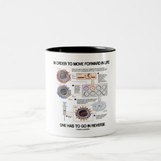 Taza Bicolor Para Avanzar En La Vida, Vaya Humor Inverso
