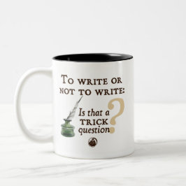 Taza Bicolor Para escribir o no escribir