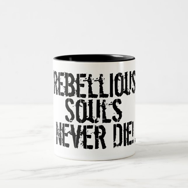 Taza Bicolor Para las almas enérgicas libres (Centro)
