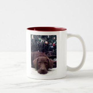 Taza Bicolor Para Santa que espera