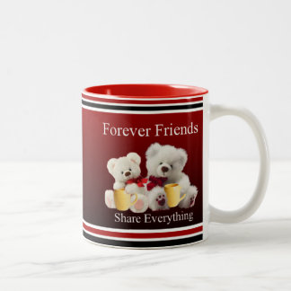 Taza Bicolor Para siempre amigos Mugg