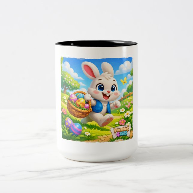 Taza Bicolor Parables4Kids Conejo de Pascua (Centro)