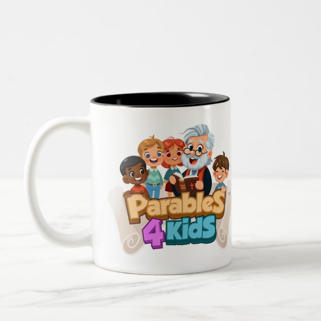 Taza Bicolor Parables4Kids Mug (Izquierda)