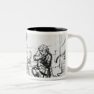 Taza Bicolor Parábola del acreedor despiadado