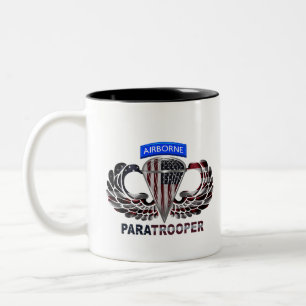 Taza Bicolor Paracaidista Aerotransportado