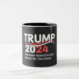 Taza Bicolor parachoque de trump 2024