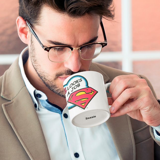 Taza Bicolor Parece un trabajo para Superman (Subido por el creador)