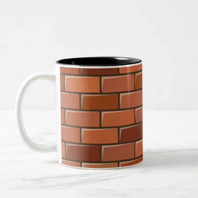 Taza Bicolor pared de ladrillo (Izquierda)