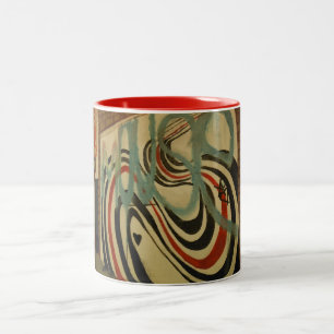 Taza Bicolor Pared del monumento de Elliott Smith