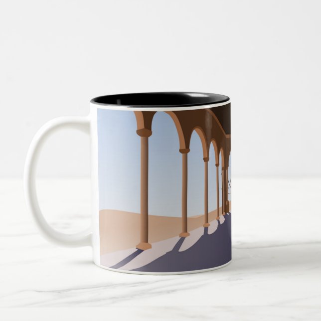 Taza Bicolor Paredes de arco (Izquierda)