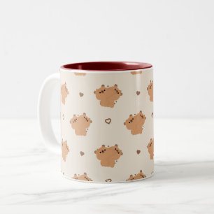 Taza Bicolor Pareja Capybara Mug