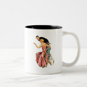 Taza Bicolor Pareja comprometida