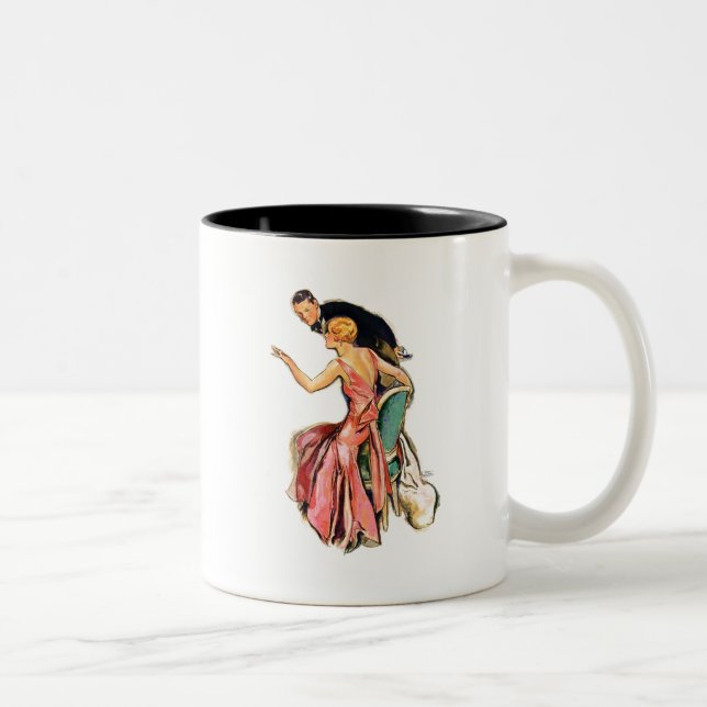 Taza Bicolor Pareja comprometida (Derecha)