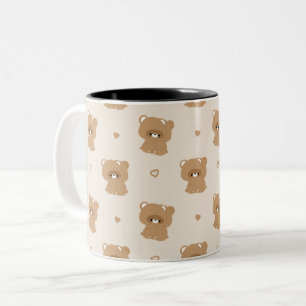 Taza Bicolor Pareja Cute Beaver