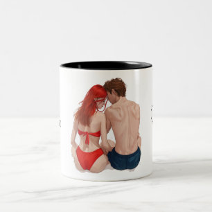 Taza Bicolor Parejas de You & Me Mug