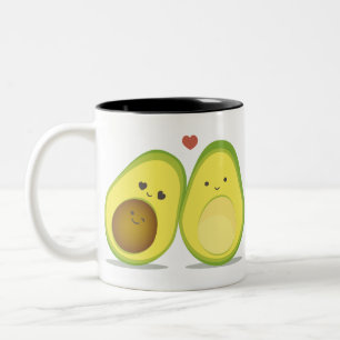 Taza Bicolor Pares lindos del aguacate