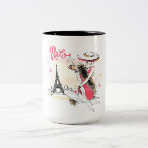 Taza Bicolor París